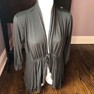Pleione / Nordstrom Cascade Tie Front Cardigan S